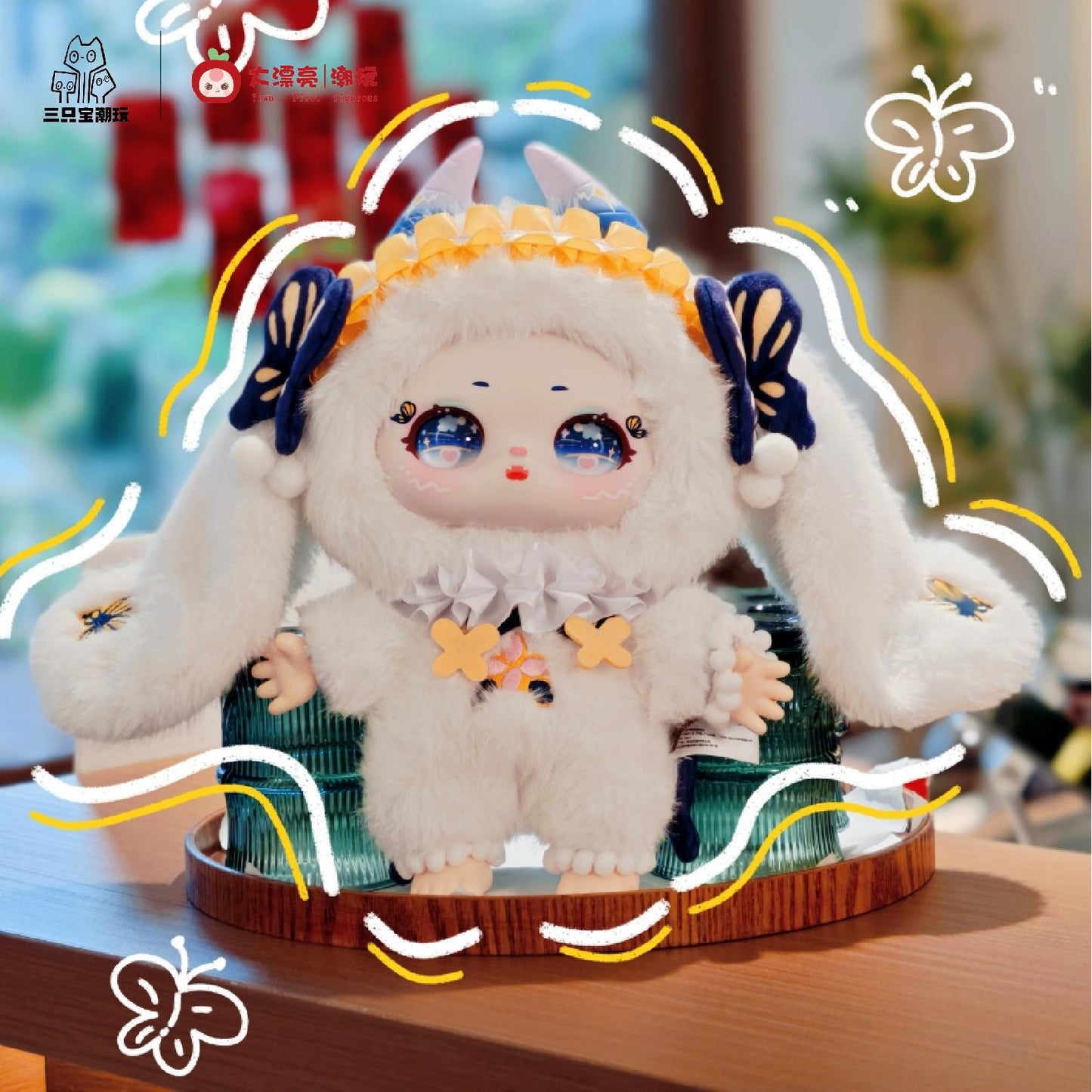 Three Babies Toy Samael Misty Garden-400 Soft toy series blind box