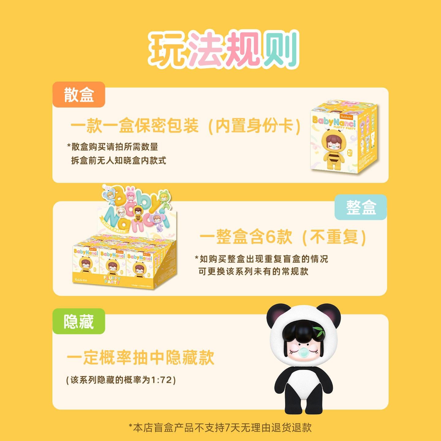Baby Nanci Fluffy Party blind box
