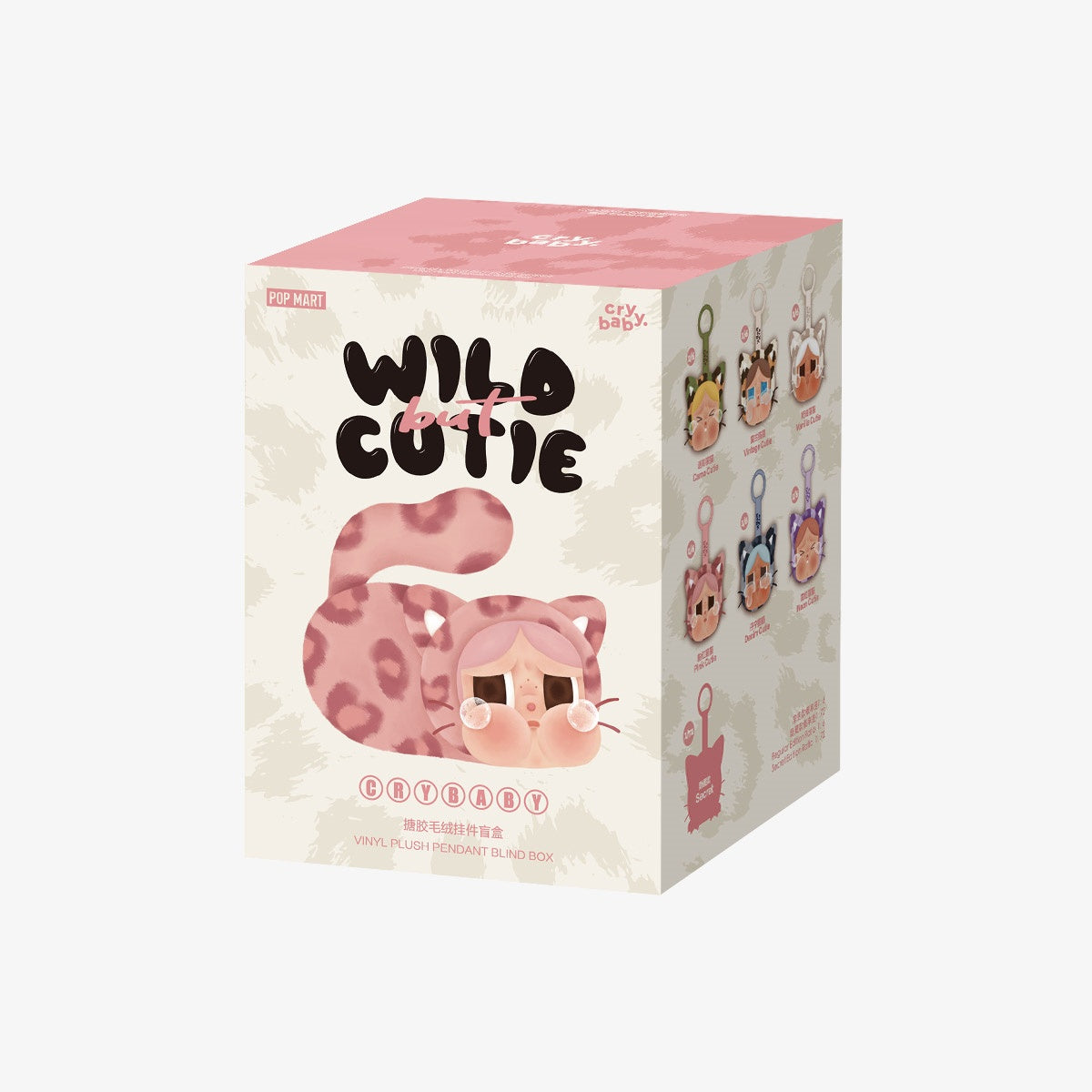 POPMART CRYBABY Wild but Cutie Series – Vinyl Plush Pendant Blind Box