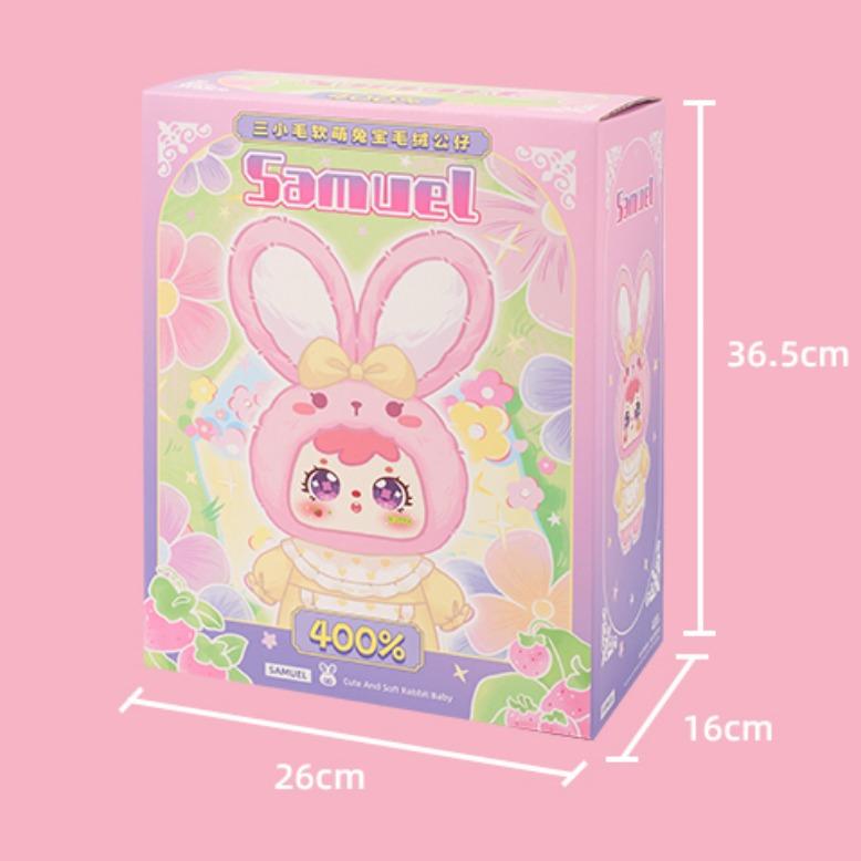 Samuel 400% cute and soft rabbit baby blind box
