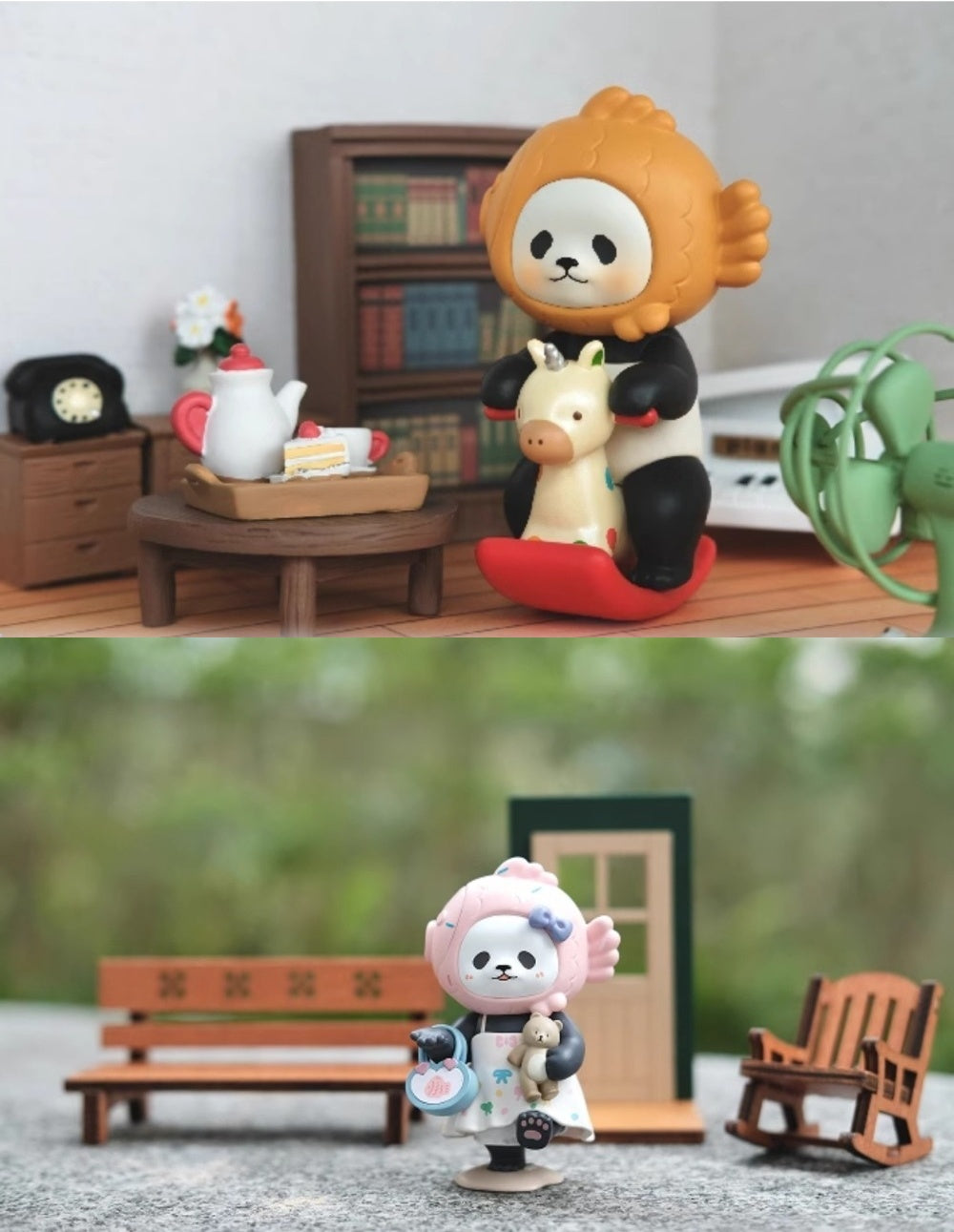 Cute blind box toy with taiyaki motif