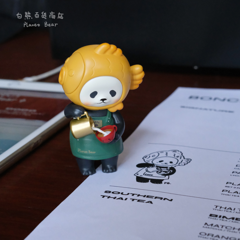 Planet Bear PanPan / Panny Barista Figure