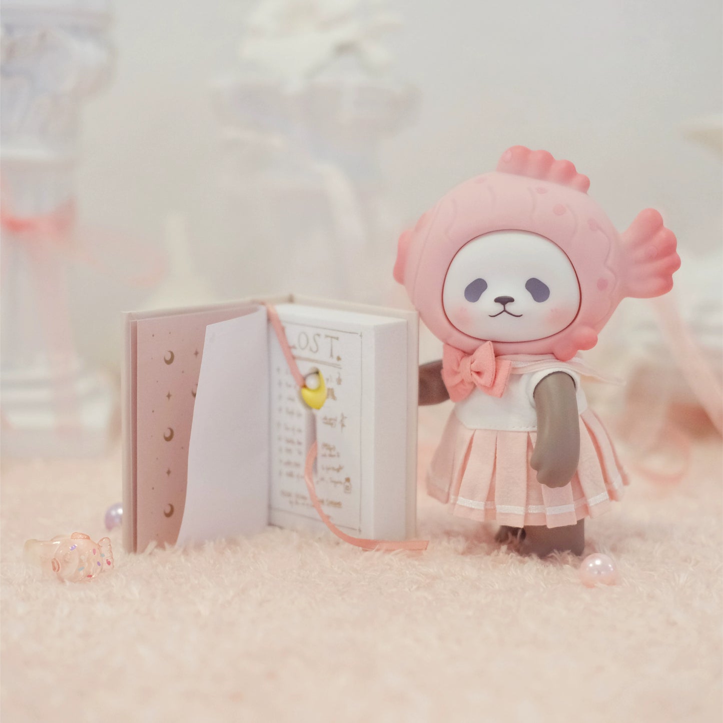 Planet Bear Taiyaki Panda Luna Love Incarnation Handmade Figure