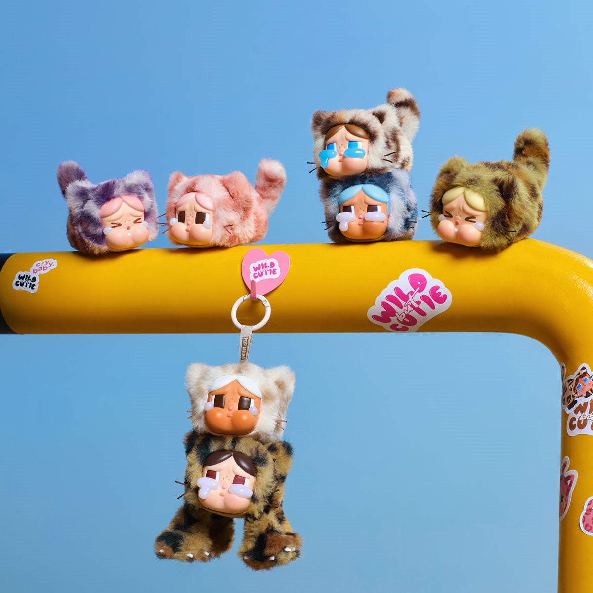 POP MART CRYBABY Wild but Cutie vinyl plush pendant