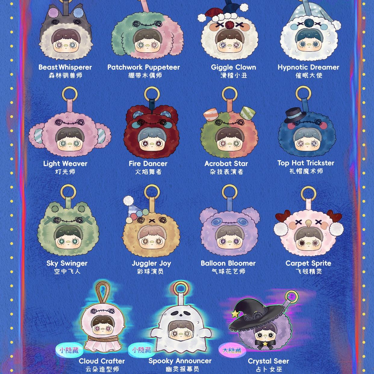 MayMei Crazy Circus series plush blind box