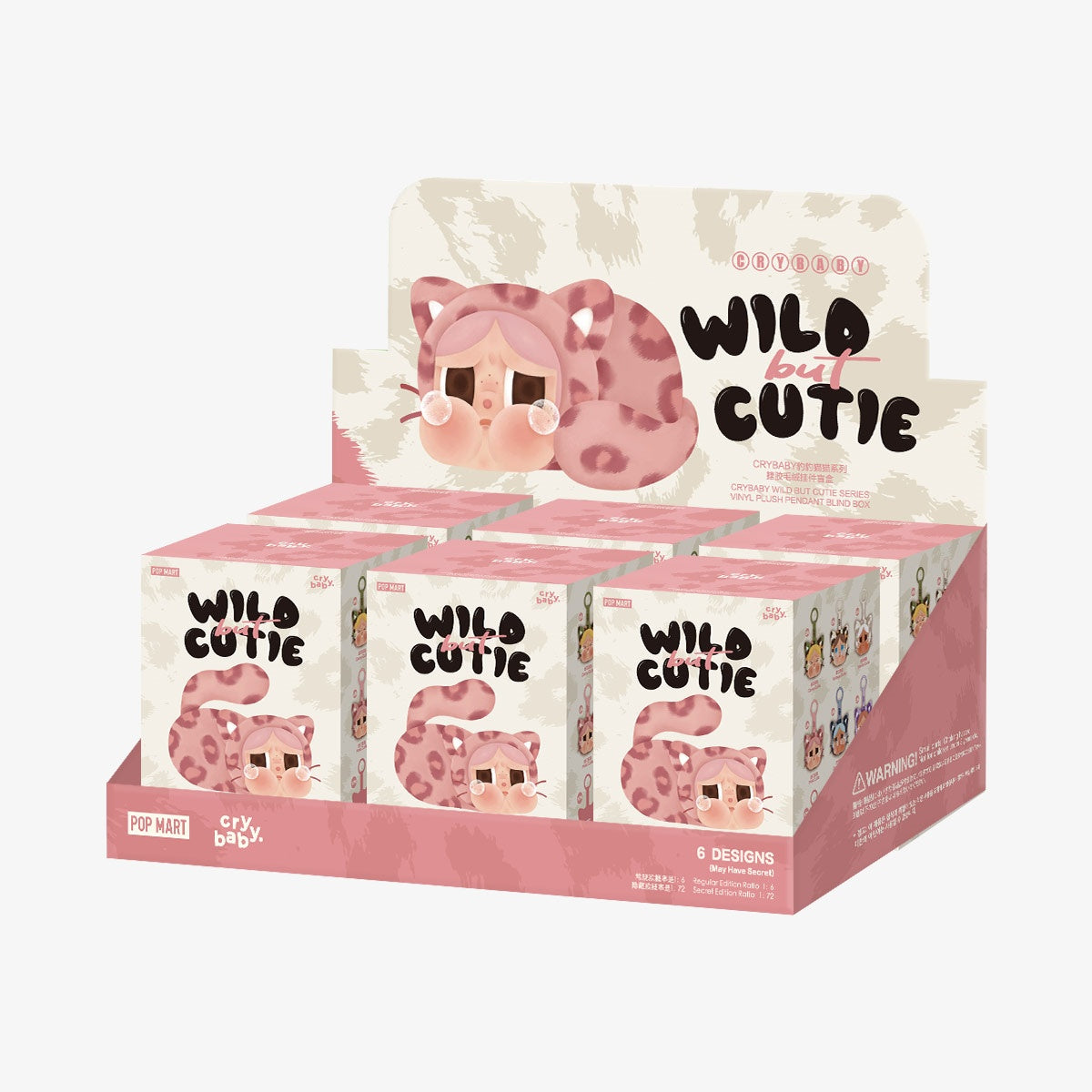 POPMART CRYBABY Wild but Cutie Series – Vinyl Plush Pendant Blind Box