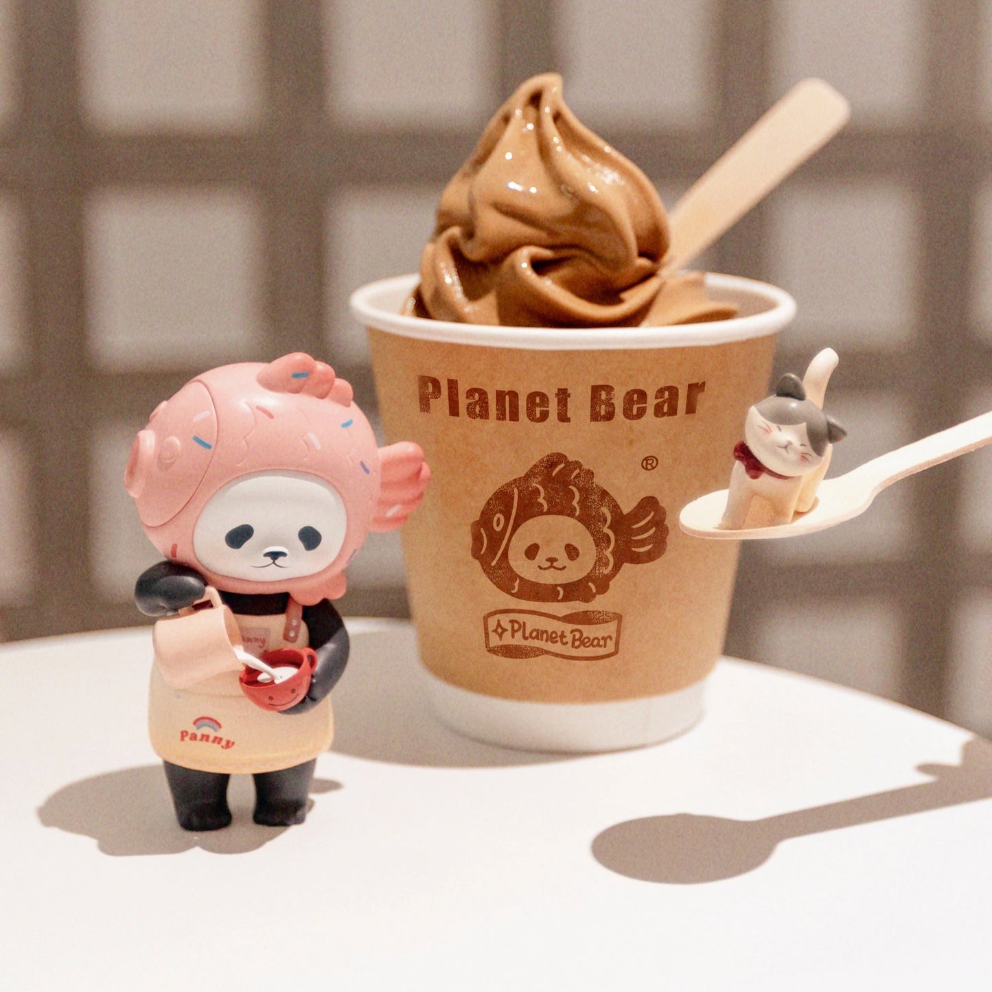 Planet Bear PanPan / Panny Barista Figure