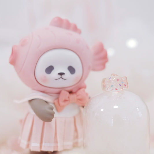 Planet Bear Taiyaki Panda Luna Love Incarnation Handmade Figure