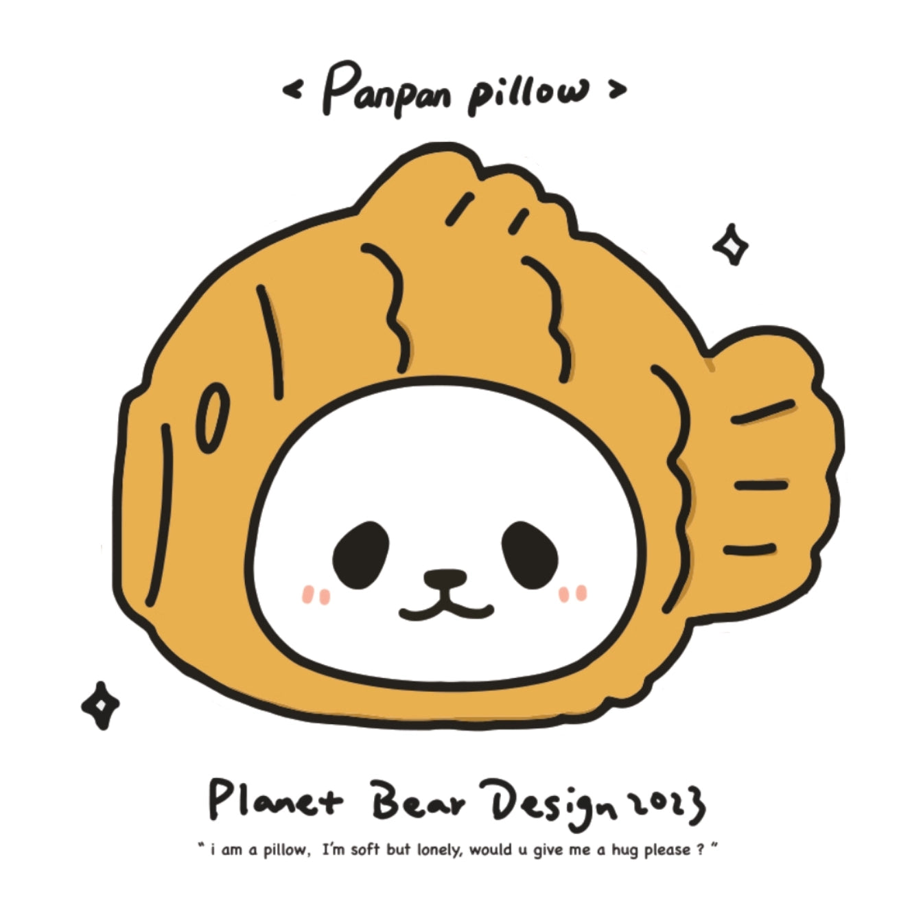 Planet Bear Taiyaki DoDo Pillow Ornament Plush