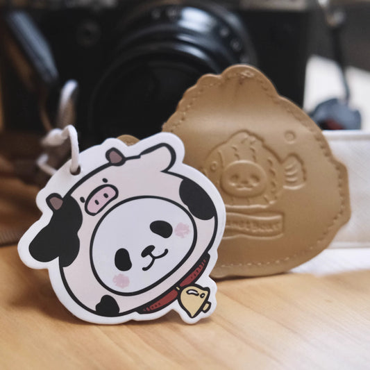 Planet Bear PanPan Limited edition peripheral design products PanPan Cow Pattern Camera Strap