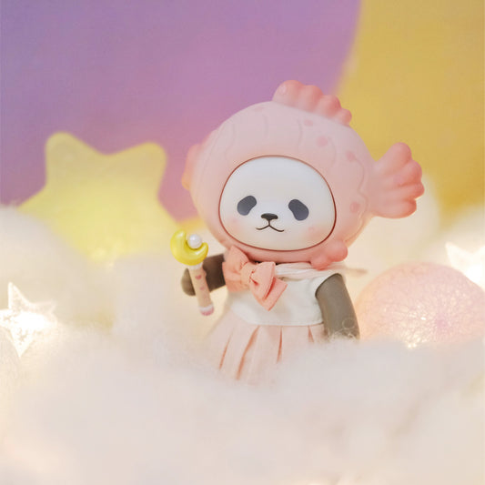 Planet Bear Taiyaki Panda Luna Love Incarnation Handmade Figure