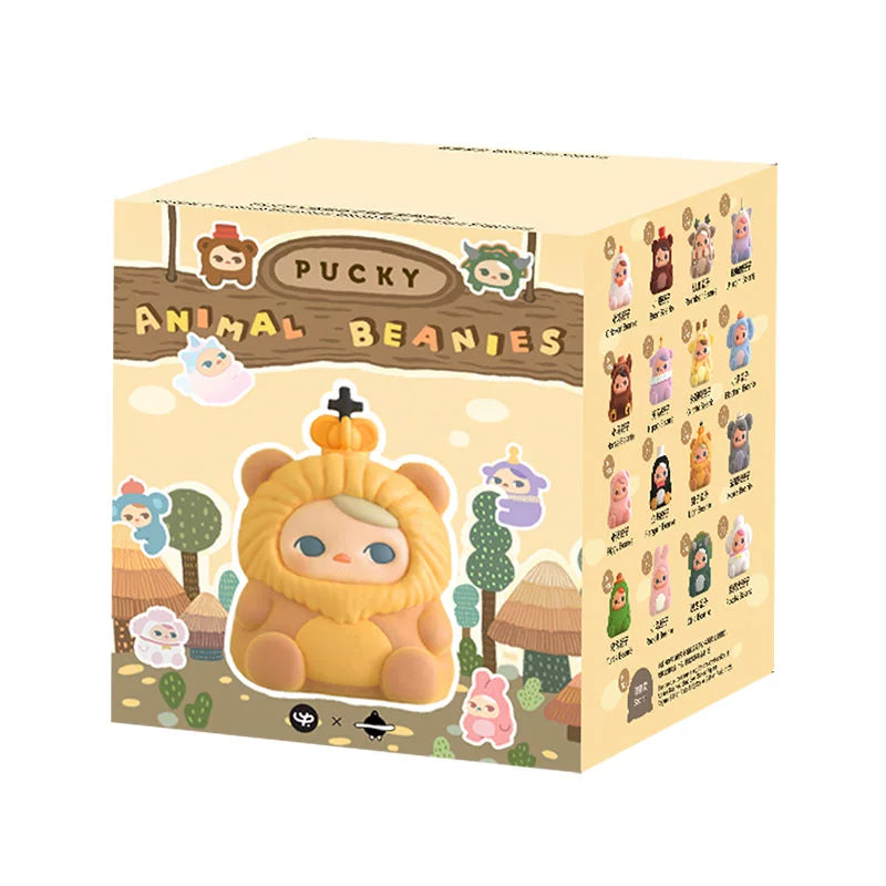 POP MART PUCKY Animal Beanies Blind Box Series Figures