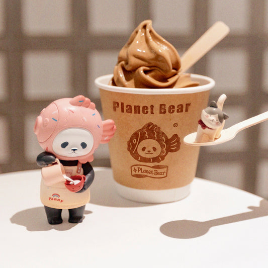 Planet Bear PanPan / Panny Barista Figure