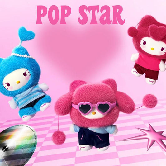 Pop star characters pendant surprise box