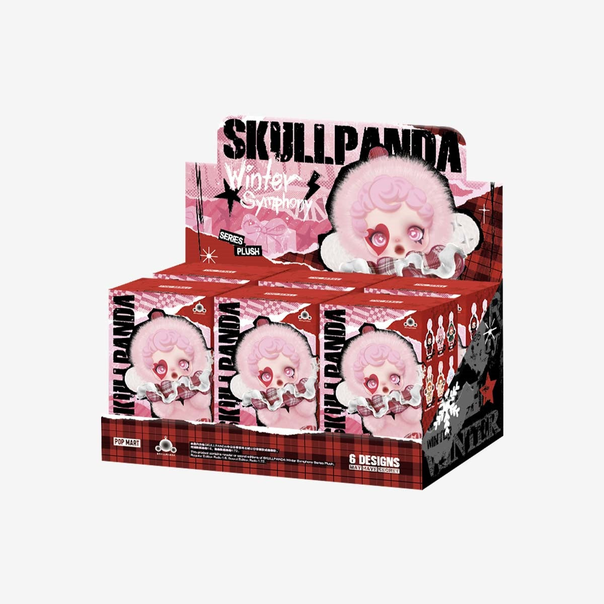 POPMART SKULLPANDA Winter Symphony Series – Plush Blind Box Collectible Toy